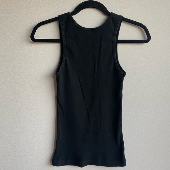 Rhinestone Motorcycle Racerback Tank Top - Picture 4 of 4